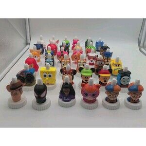 Lot 36 Good 2 Grow Juice Bottle Toppers Paw Patrol  Disney Sonic Cars Coco Melon